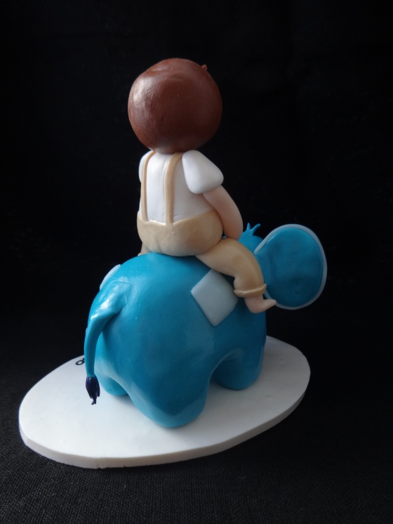 Cake topper A dos d'éléphant by Fée Plaisir